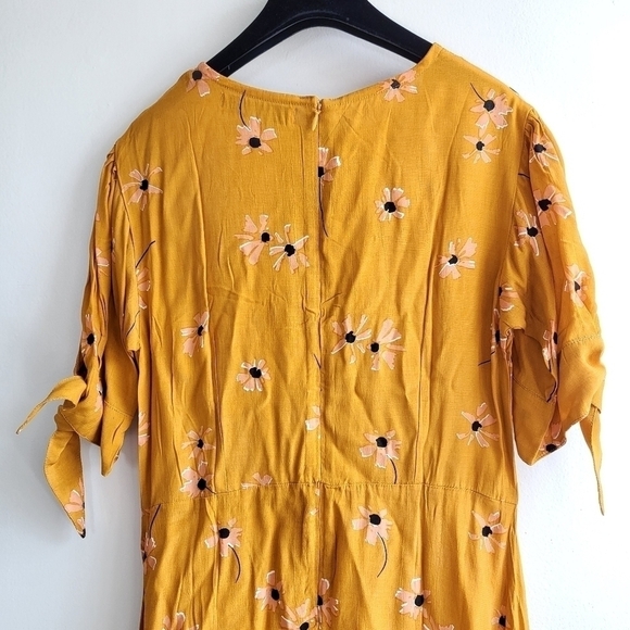 Faithfull the Brand Emilia Botany Floral Print Midi Dress NWT Size 4/Small - Picture 13 of 17